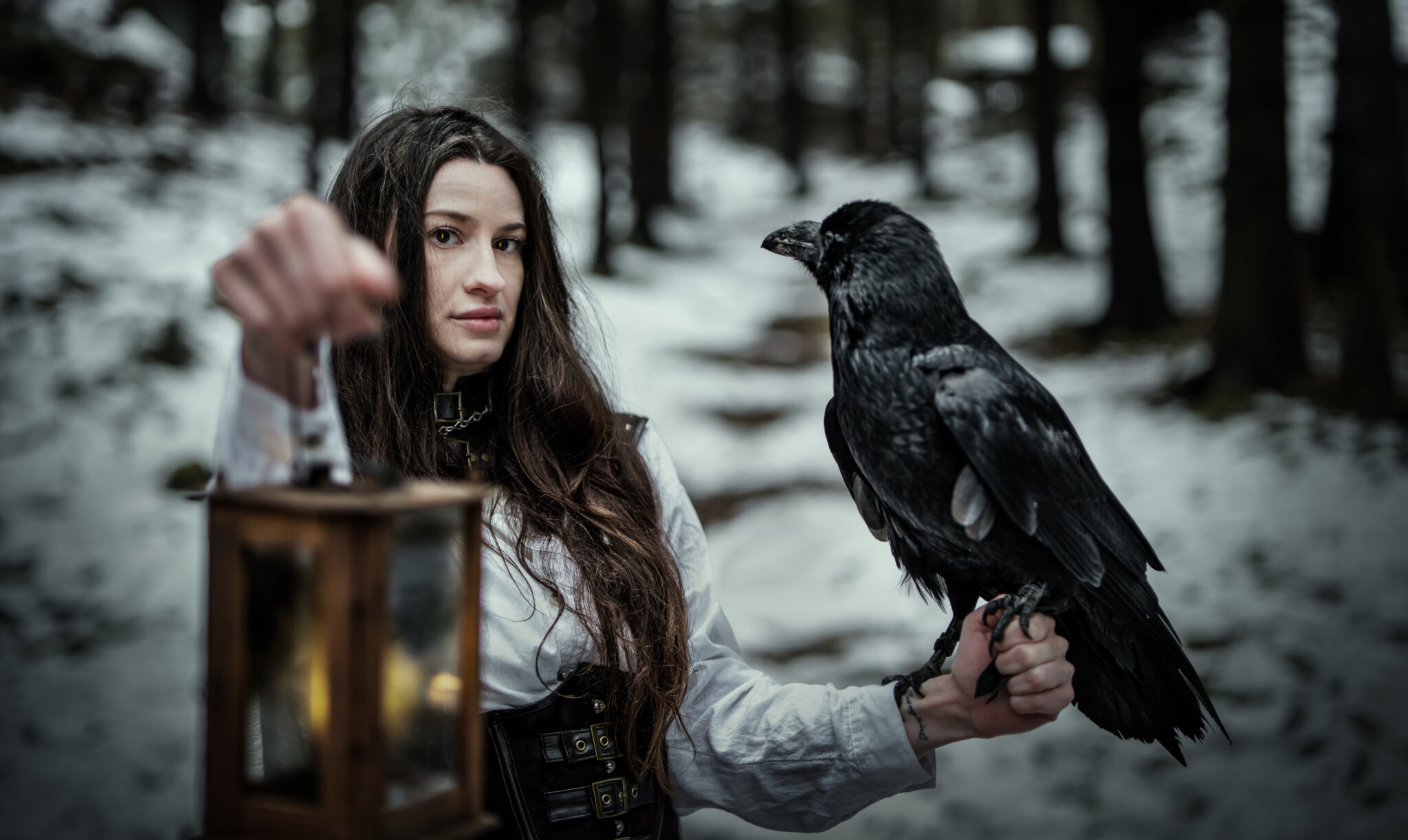 Focení s dravci, focení s krkavci, focení se sovičkami, fantasy focení s dravci - Wolfs production (23)-web