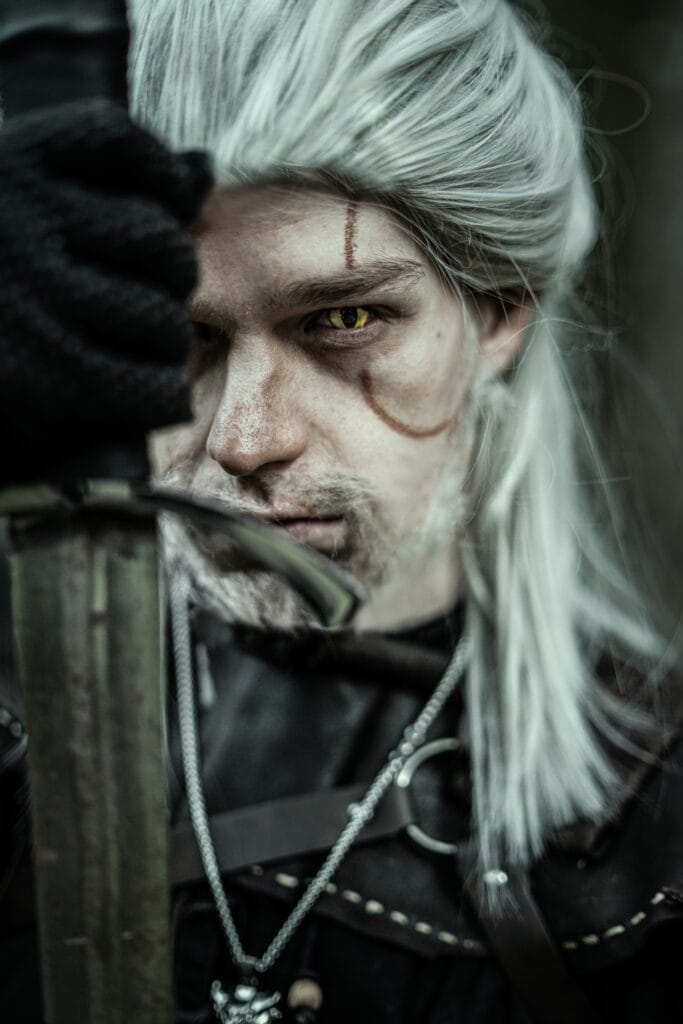 Fantasy foceni foceni zaklinac witcher photoshoot foceni s vlky foceni s konem Wolfs Production 18