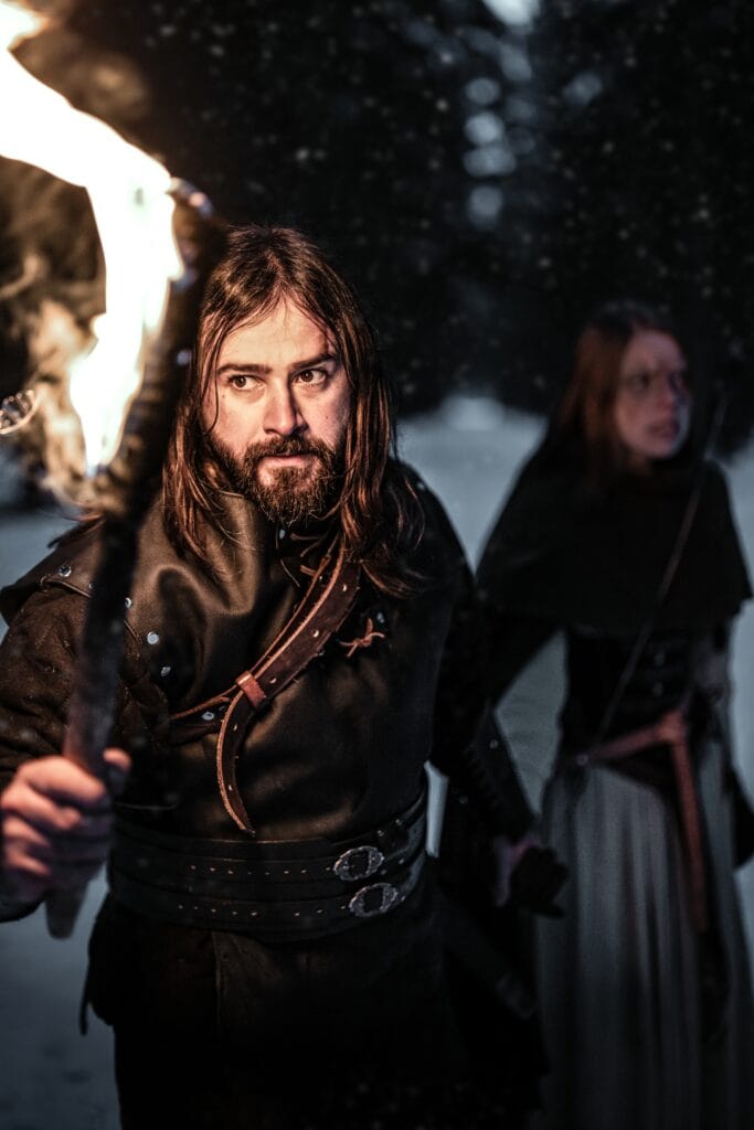 Fantasy foceni pribehove foceni foceni na tema Hry o truny foceni s vlky foceni s konem foceni s ohnem fantasy wolfs photoshoot game of thrones photoshoot Wolfs Production 38
