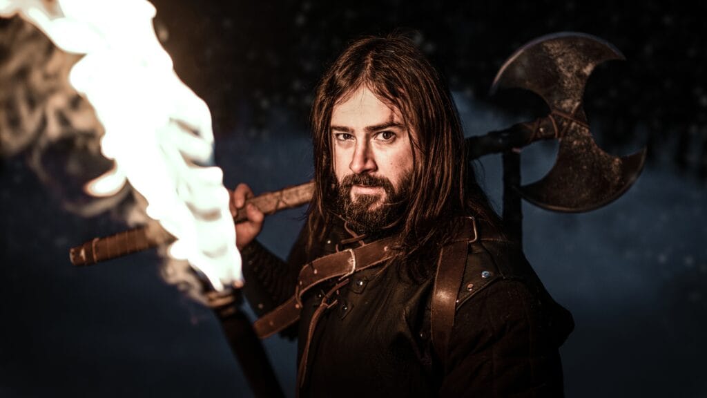 Fantasy foceni pribehove foceni foceni na tema Hry o truny foceni s vlky foceni s konem foceni s ohnem fantasy wolfs photoshoot game of thrones photoshoot Wolfs Production 39