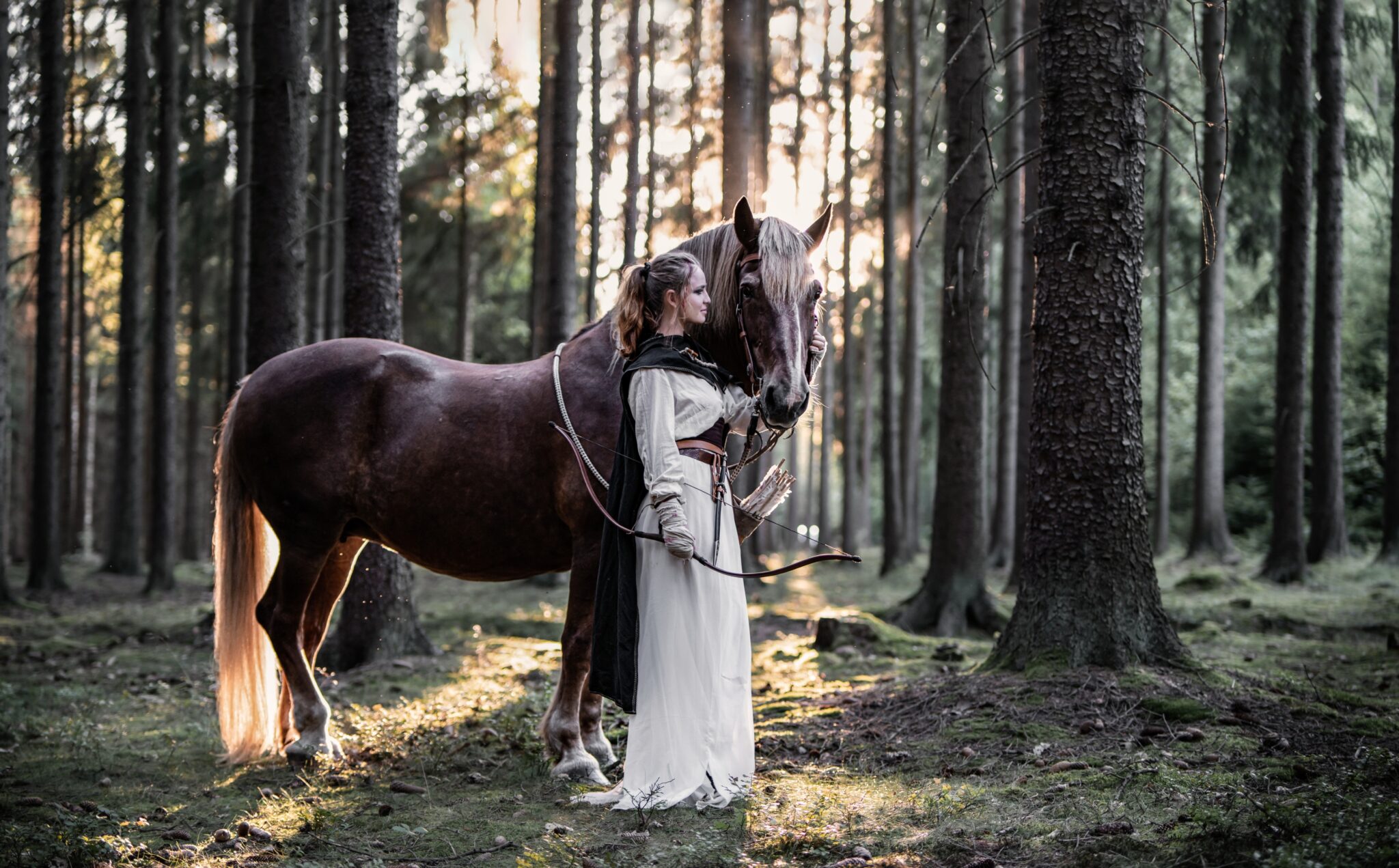 Fantasy, tématické focení s koněm-Wolves Photographers (8)